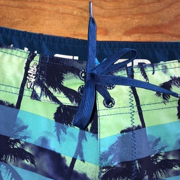 Mens Salt Life Vapor Stretch Palm Tree Size 34 - Picture 4 of 9